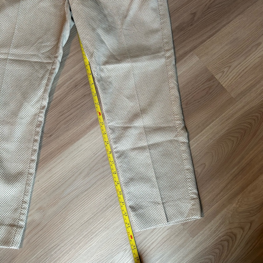 Classic Ankle Pants 12 Vintage Timeless-Tan Black White Career Neutral - Picture 7 of 8